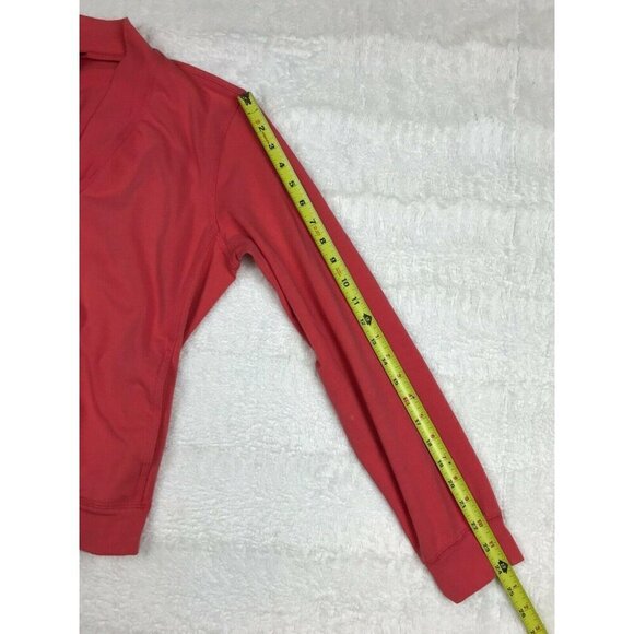 Eileen Fisher Womens Jacket Size Medium Full Zip Long Sleeve Pink Pockets - Picture 8 of 9